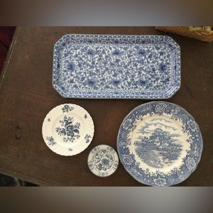 Blue porcelain collection